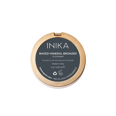 Buy Inika Organic Baked Mineral Bronzer in Sunkissed or Sunbeam colour at One Fine Secret. Official Stockist. Natural & Organic Makeup Clean Beauty Store in Melbourne, Australia.