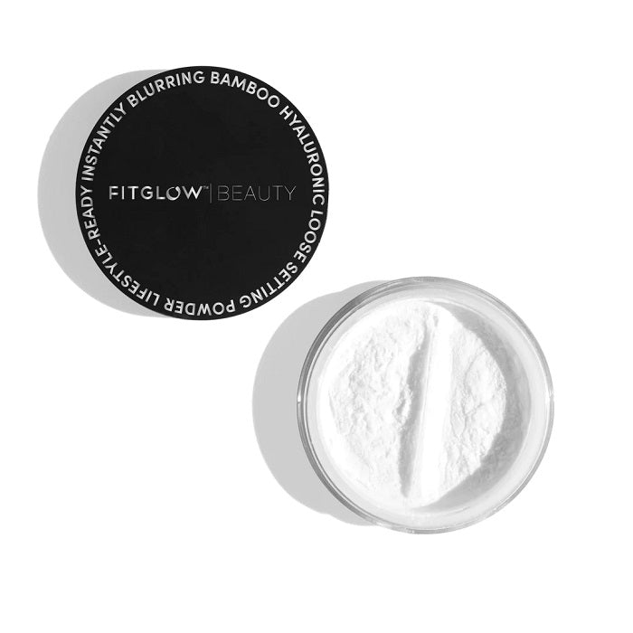 Buy Fitglow Beauty Bamboo Hyaluronic Loose Setting Powder 9g at One Fine Secret. Official Stockist. Natural & Organic Makeup Clean Beauty Store in Melbourne, Australia.