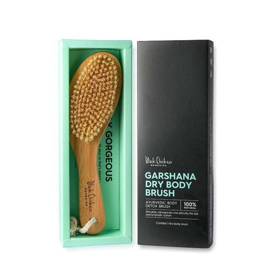 Buy Black Chicken Garshana Dry Body Brush at One Fine Secret. Natural & Organic Clean Beauty Store in Melbourne, Australia.