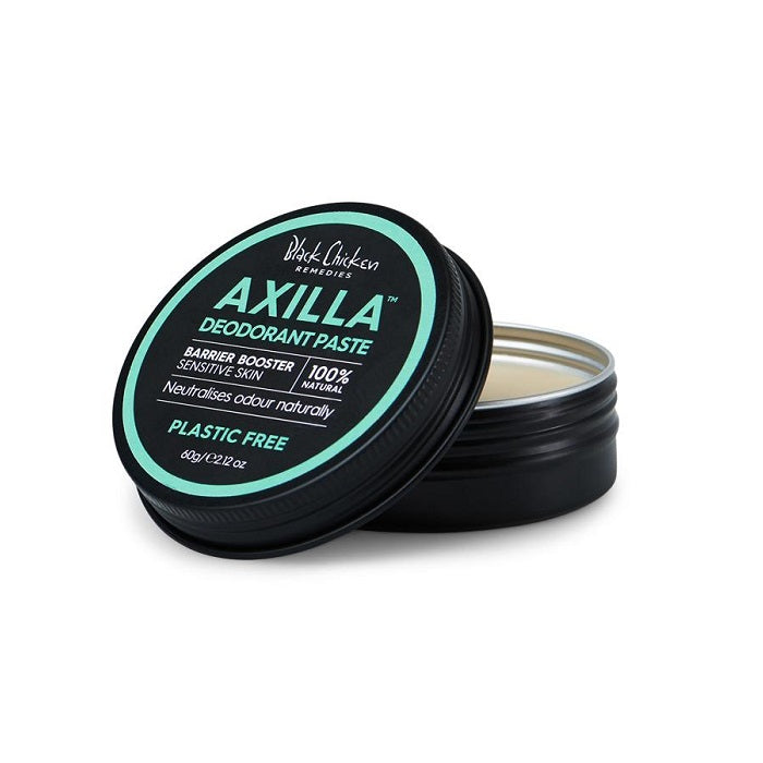 Buy Black Chicken Axilla Natural Deodorant Paste for Sensitive Skin at One Fine Secret now! 60g Plastic Free Tin. Natural & Organic Skincare and Makeup Clean Beauty Store in Melbourne, Australia