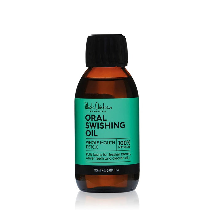 Buy Black Chicken Oral Swishing Oil (Oil Pulling) at One Fine Secret. Natural & Organic Clean Beauty Store in Melbourne, Australia.
