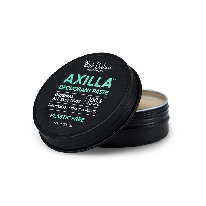 Shop Award Winning Black Chicken Axilla Natural Deodorant Paste Original 60g Plastic Free Tin at One Fine Secret now! Natural & Organic Skincare and Makeup. Clean Beauty Store in Melbourne, Australia
