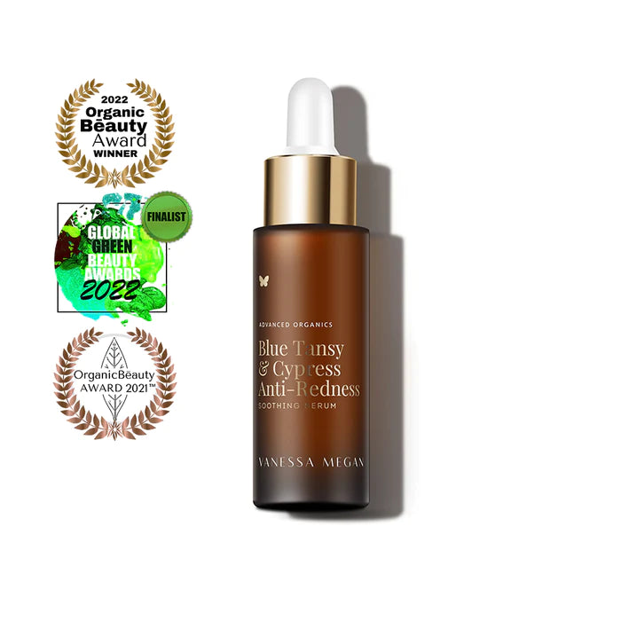 Buy Vanessa Megan Blue Tansy & Cypress Anti-Redness Soothing Serum at One Fine Secret. Natural & Organic Clean Beauty Store in Melbourne, Australia.