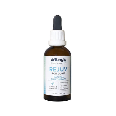Natural Oral Care Serum for Gums & Teeth. Buy Dr Tungs REJUV for Gums 50ml at One Fine Secret. Natural & Organic Skincare Clean Beauty Store in Melbourne, Australia.