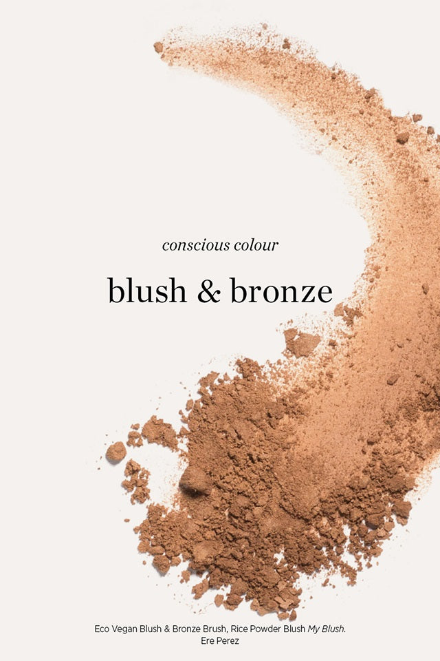 Natural Makeup Brush for Blush & Bronzer Products. Ere Perez Eco Vegan Blush & Bronze Brush - One Fine Secret