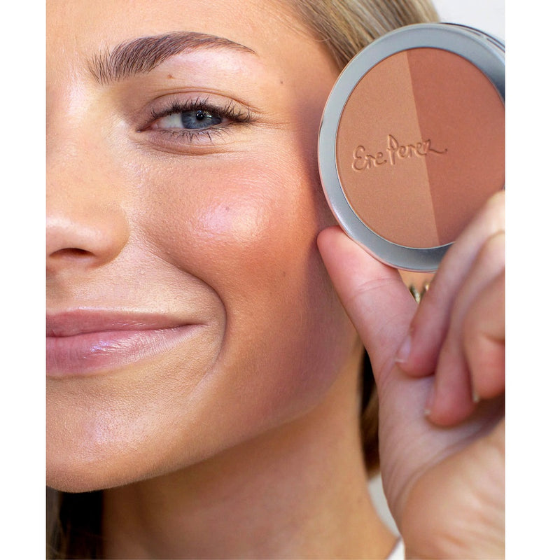 Buy Ere Perez Rice Powder Bronzer 10g - Tulum in Case or Refill only at One Fine Secret. Official Stockist. Natural & Organic Clean Beauty Store in Melbourne, Australia.