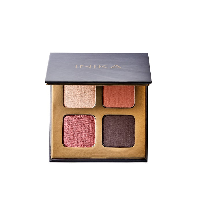 Buy Inika Organic Eyeshadow Quad in FLOWERS colour quad at One Fine Secret. Official Stockist. Natural & Organic Clean Beauty Store in Melbourne, Australia.