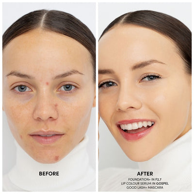 Buy Fitglow Beauty Foundation+ 30ml in F2.7 colour at One Fine Secret. Official Stockist. Natural & Organic Makeup. Clean Beauty Store in Melbourne, Australia.