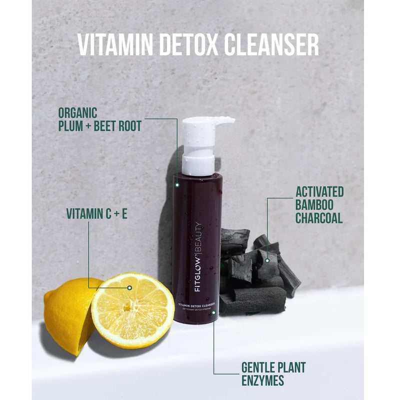 Buy Fitglow Beauty Vitamin Detox Cleanser 120ml at One Fine Secret. Official Stockist. Natural & Organic Skincare Clean Beauty Store in Melbourne, Australia.