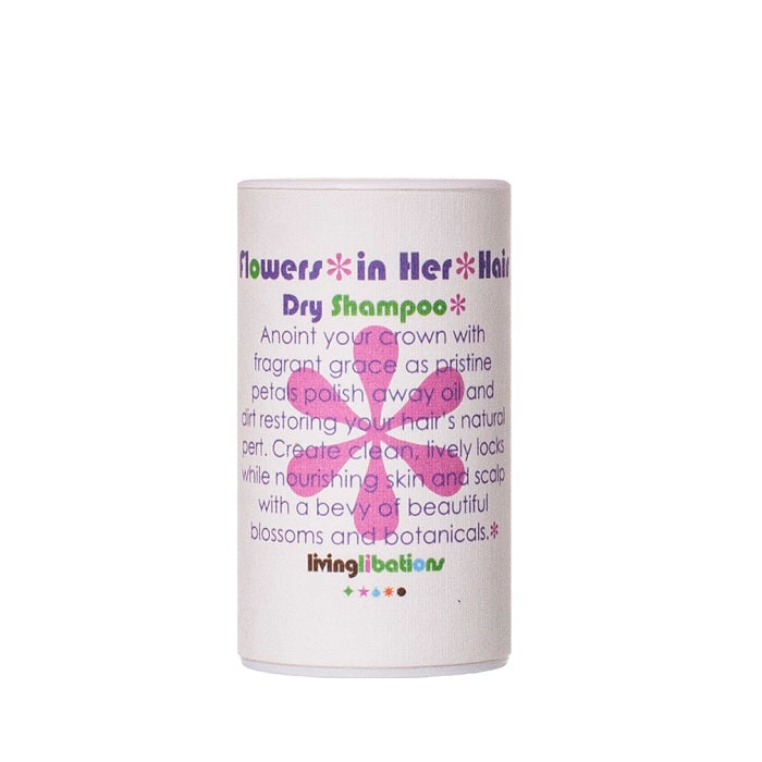 Buy Living Libations Flowers In Her Hair Dry Shampoo 30ml at One Fine Secret. Living Libations AU Stockist, Clean Beauty Store in Melbourne.