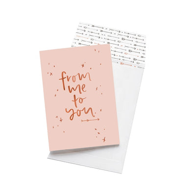 Emma Kate Co. Greeting Card - From Me To You. Clean Beauty Store One Fine Secret