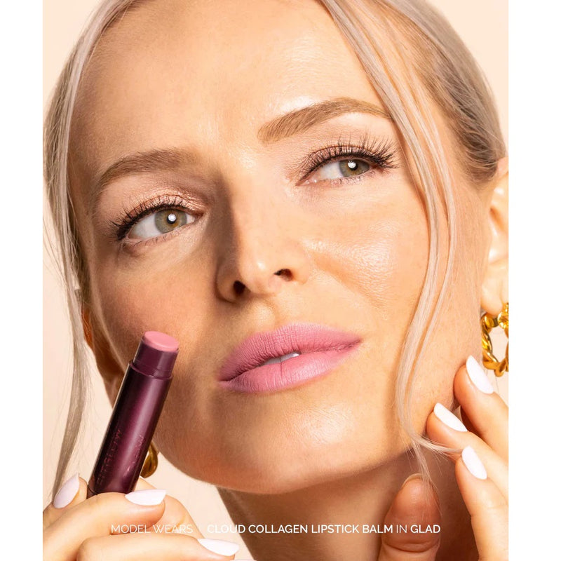 Buy Fitglow Beauty Cloud Collagen Lipstick Balm 4g in GLAD colour at One Fine Secret. Natural & Organic Clean Beauty Store in Melbourne, Australia.
