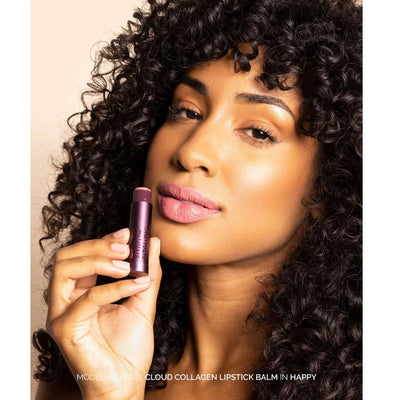 Buy Fitglow Beauty Cloud Collagen Lipstick Balm 4g in HAPPY colour at One Fine Secret. Natural & Organic Clean Beauty Store in Melbourne, Australia.
