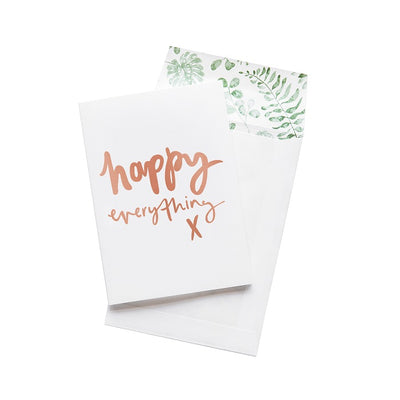 Buy Emma Kate Co. Greeting Card - Happy Everything at One Fine Secret. Official Stockist in Melbourne, Australia.