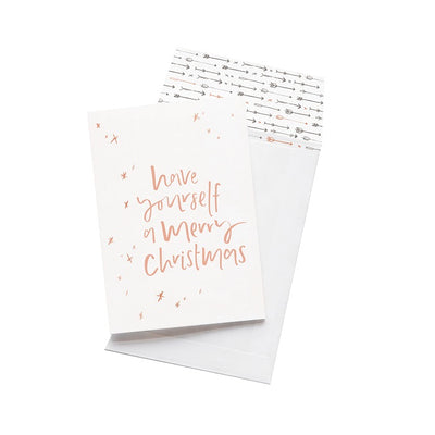 Emma Kate Co. Greeting Card - Have Yourself A Merry Christmas. Clean Beauty Store One Fine Secret