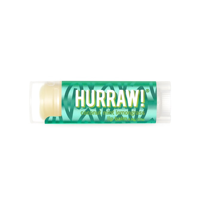 Buy Hurraw! Lip Balm 4.8g - Coconut Mint Lemongrass at One Fine Secret. Hurraw Lip Balm Official Stockist in Melbourne. Natural & Organic Clean Beauty Store.
