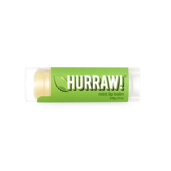 Buy Hurraw Mint Lip Balm 4.8g at One Fine Secret. Natural & Organic Skincare Makeup Store in Melbourne, Australia.