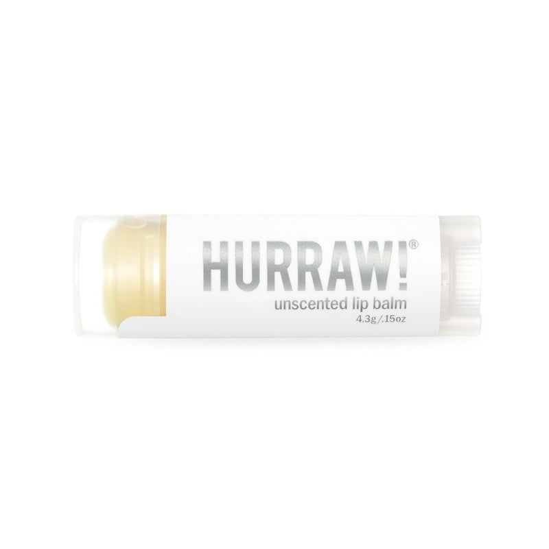Premium raw organic lip balm. Hurraw! Unscented Lip Balm 4.3g - One Fine Secret