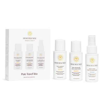 The best organic hair care kit. Buy Innersense Pure Travel Trio at One Fine Secret. Natural & Organic Hair Care store in Melbourne, Australia.
