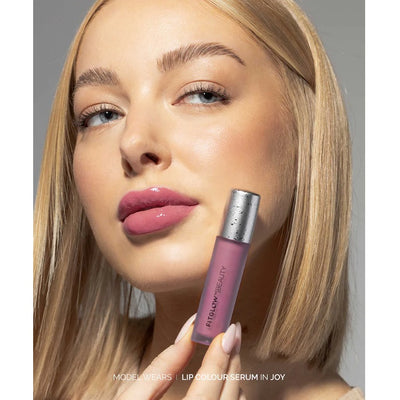 Buy Fitglow Beauty Lip Colour Serum in Joy creamy rosy mauve colour at One Fine Secret. Official Stockist. Natural & Organic Skincare Makeup. Clean Beauty Store in Melbourne, Australia.