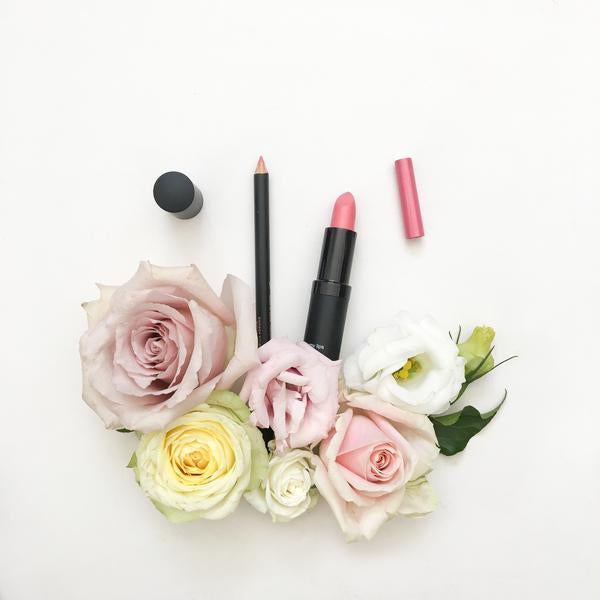 Natural Lip Makeup. Karen Murrell Natural Lip Pencil - Camellia Morning. Discover Clean Beauty at One Fine Secret!