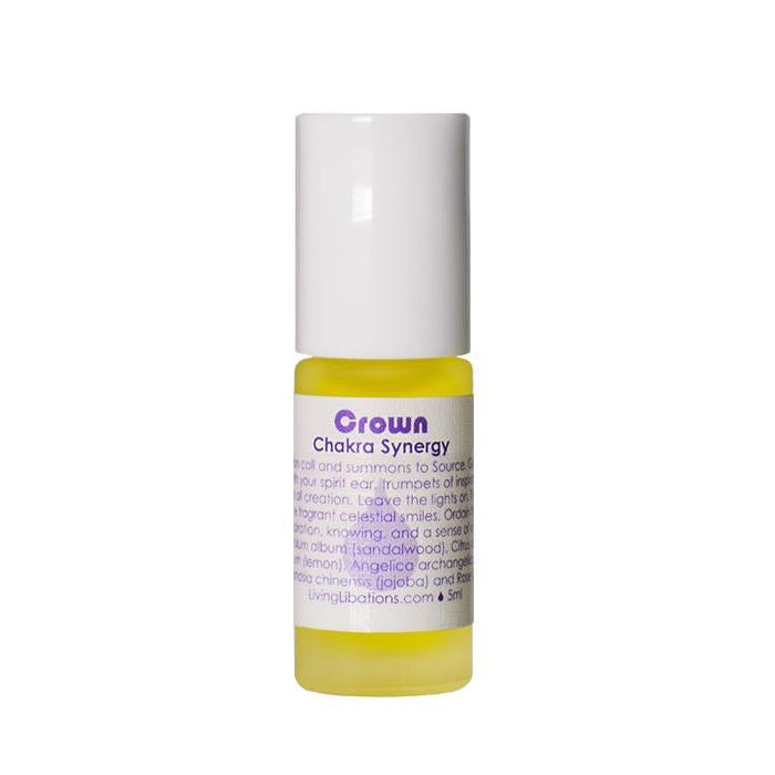 Buy Living Libations Chakra Synergy Crown 5ml in single item at One Fine Secret. Natural & Organic Clean Beauty Store in Melbourne, Australia.