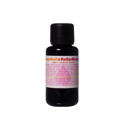 Natural light-weight serum. Buy Living Libations Grapefruit Stellar Renewal 30ml at One Fine Secret. Official Stockist. Natural & Organic Skincare. Clean Beauty Store in Melbourne, Australia.