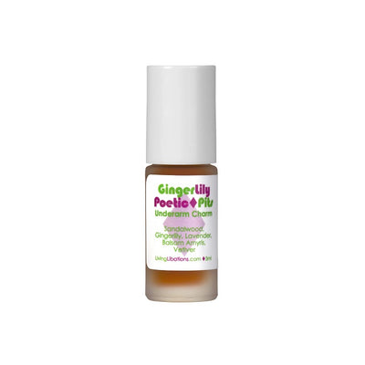 Effective natural deodorant roll-on. Buy Living Libations Poetic Pits 5ml - GingerLily at One Fine Secret. Official Stockist in Melbourne, Australia.