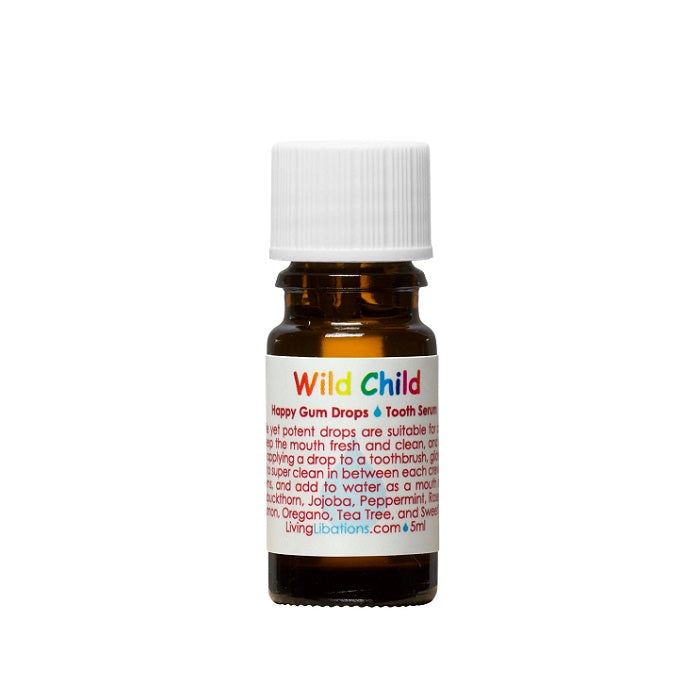 Kids Natural Oral Care. Buy Living Libations Wild Child Happy Gum Drops Tooth Serum 5ml at One Fine Secret. Official Stockist in Melbourne, Australia.