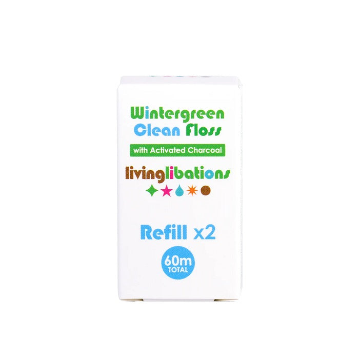 Buy Living Libations Wintergreen Clean Floss in 30ml or 60ml refill sizes at One Fine Secret. Official Stockist. Natural & Organic Skincare Clean Beauty Store in Melbourne, Australia.