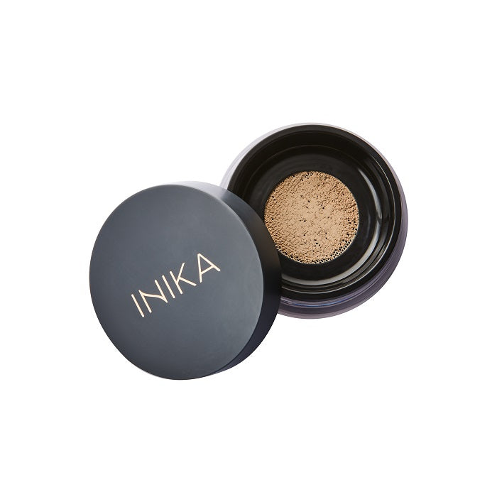 100% Natural Makeup Foundation. Buy Inika Organic Loose Mineral Foundation SPF25 in Inspiration shade at One Fine Secret. Official Stockist in Melbourne, Australia.