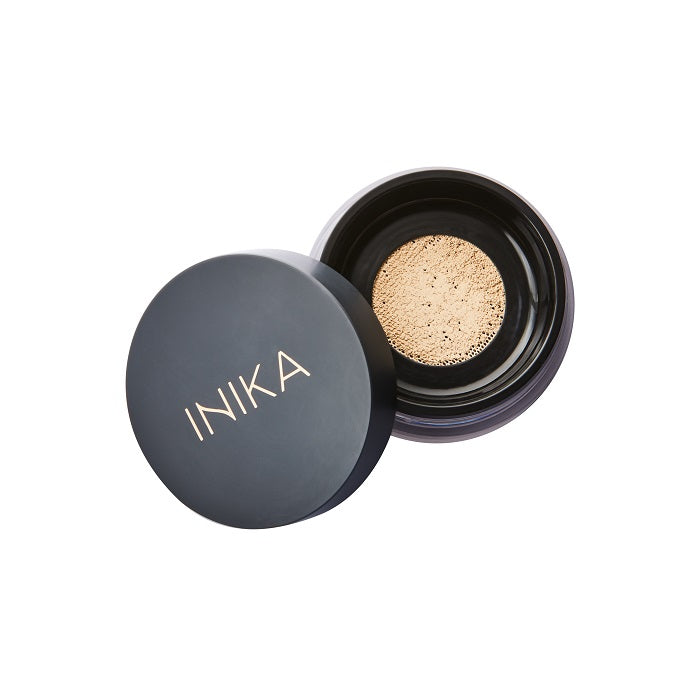 100% Natural Makeup Foundation. Buy Inika Organic Loose Mineral Foundation SPF25 in Nurture shade at One Fine Secret. Official Stockist in Melbourne, Australia.