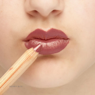 Buy Luk Beautifood Lip Crayon 3g in Berry Bite (rich red brown) colour at One Fine Secret. AU Stockist. Natural & Organic Makeup Clean Beauty Store in Melbourne, Australia.