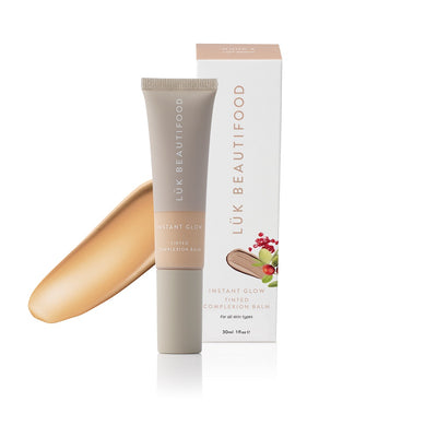 Buy Luk Beautifood Instant Glow Tinted Complexion Balm in Nude 3 Light Medium colour at One Fine Secret. Natural & Organic Makeup Clean Beauty Store in Melbourne, Australia.