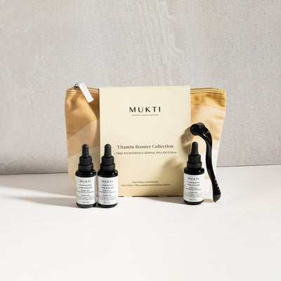 Buy Mukti Vitamin Booster Collection & Get Free Dermal Roller at One Fine Secret. Mukti Official Stockist in Melbourne, Australia.