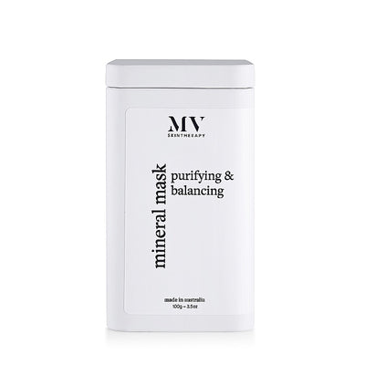 Buy MV Skintherapy Purifying & Balancing Mineral Mask 100g Tin at One Fine Secret. MV Skincare Official Stockist in Melbourne, Australia.