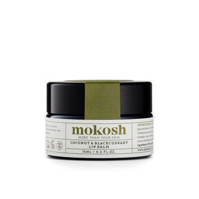 Australian Certified Organic Skincare. Buy Mokosh Coconut & Blackcurrant Lip Balm 15ml at One Fine Secret. Clean Beauty Store in Melbourne, Australia.