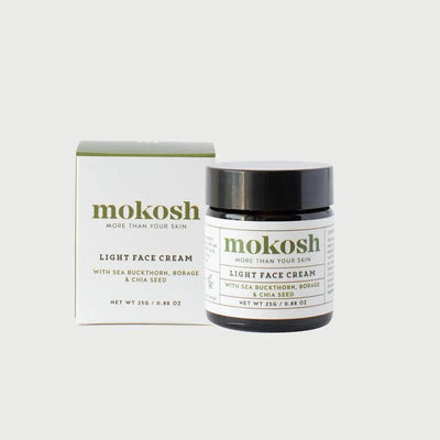 Australian Certified Organic Skincare. Buy Mokosh Light Face Cream 25g at One Fine Secret. Clean Beauty Store in Melbourne, Australia.