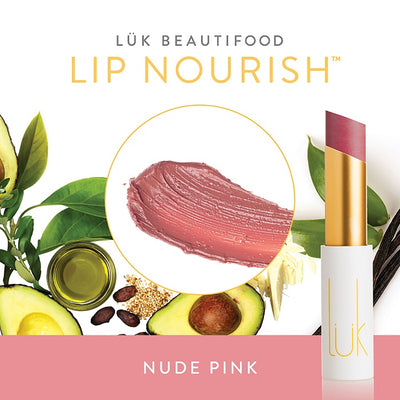 Buy Luk Beautifood Lip Nourish Lipstick in Nude Pink colour at One Fine Secret. Luk Beautifood Official Australia Stockist in Melbourne.