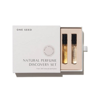 Buy One Seed Organic Perfume Discovery Set - Best Sellers (4 x 2ml) at One Fine Secret. Natural & Organic Perfume Clean Beauty Store in Melbourne, Australia.