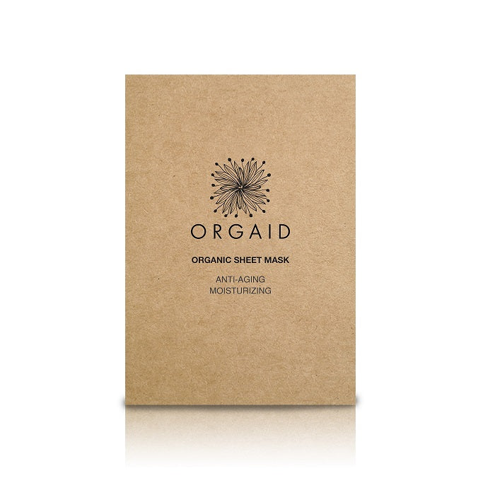 Innovative Organic Sheet Mask (Ecoderma) made in the USA. Orgaid Anti-aging & Moisturizing Organic Sheet Mask - One Fine Secret