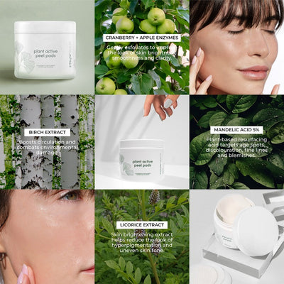 Buy Fitglow Beauty Plant Active Peel Pads (50 pads) at One Fine Secret. Official Stockist. Natural & Organic Skincare Clean Beauty Store in Melbourne, Australia.