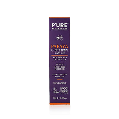 Buy PURE Papaya Ointment Multi-Use 25g at One Fine Secret. Official Stockist. Natural & Organic Skincare Clean Beauty Store in Melbourne, Australia.