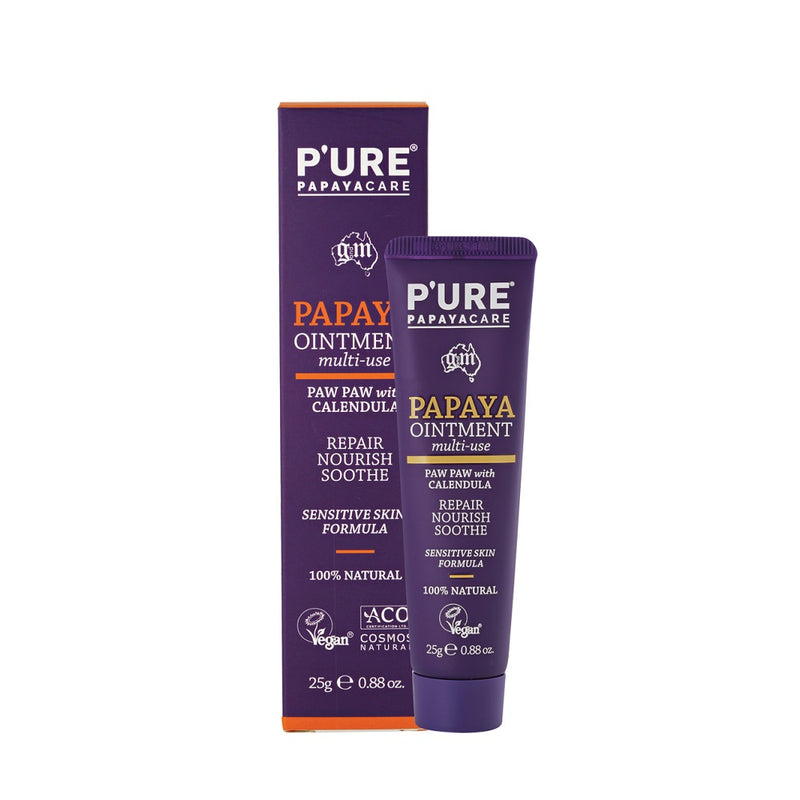 Buy PURE Papaya Ointment Multi-Use 25g at One Fine Secret. Official Stockist. Natural & Organic Skincare Clean Beauty Store in Melbourne, Australia.