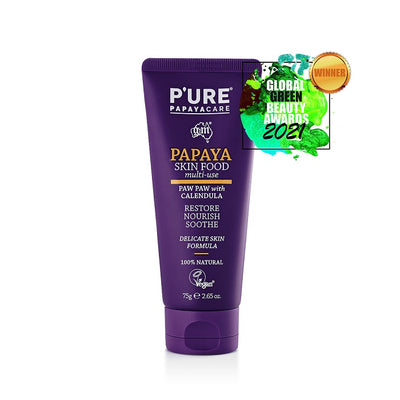 Buy PURE Papaya Skin Food Multi-Use 75g at One Fine Secret. Official Stockist. Natural & Organic Skincare Clean Beauty Store in Melbourne, Australia.