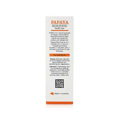 Buy PURE Papaya Skin Food Multi-Use 75g at One Fine Secret. Official Stockist. Natural & Organic Skincare Clean Beauty Store in Melbourne, Australia.