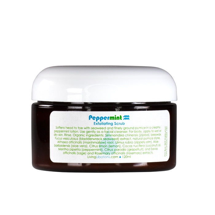 Buy Living Libations Peppermint Exfoliating Scrub 120ml at One Fine Secret. Living Libations Australia. Natural & Organic Clean Beauty Store in Melbourne.