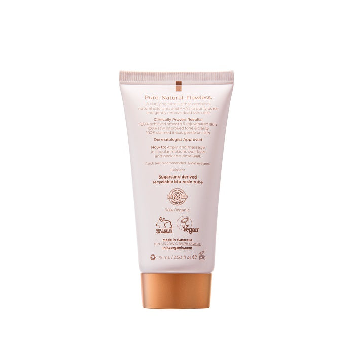 Buy Inika Organic Phytofuse Renew Exfoliator 75ml at One Fine Secret. Official Stockist in Melbourne, Australia. Clean Beauty Store.
