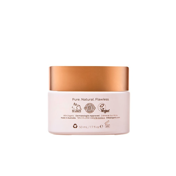 Buy Inika Organic Phytofuse Renew Rich Day Cream 50ml at One Fine Secret. Official Stockist. Natural & Organic Clean Beauty Store in Melbourne, Australia.