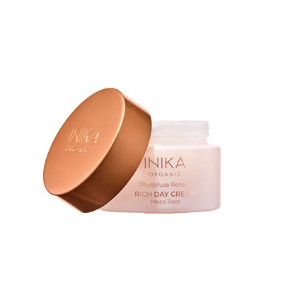 Buy Inika Organic Phytofuse Renew Rich Day Cream 50ml at One Fine Secret. Official Stockist. Natural & Organic Clean Beauty Store in Melbourne, Australia.